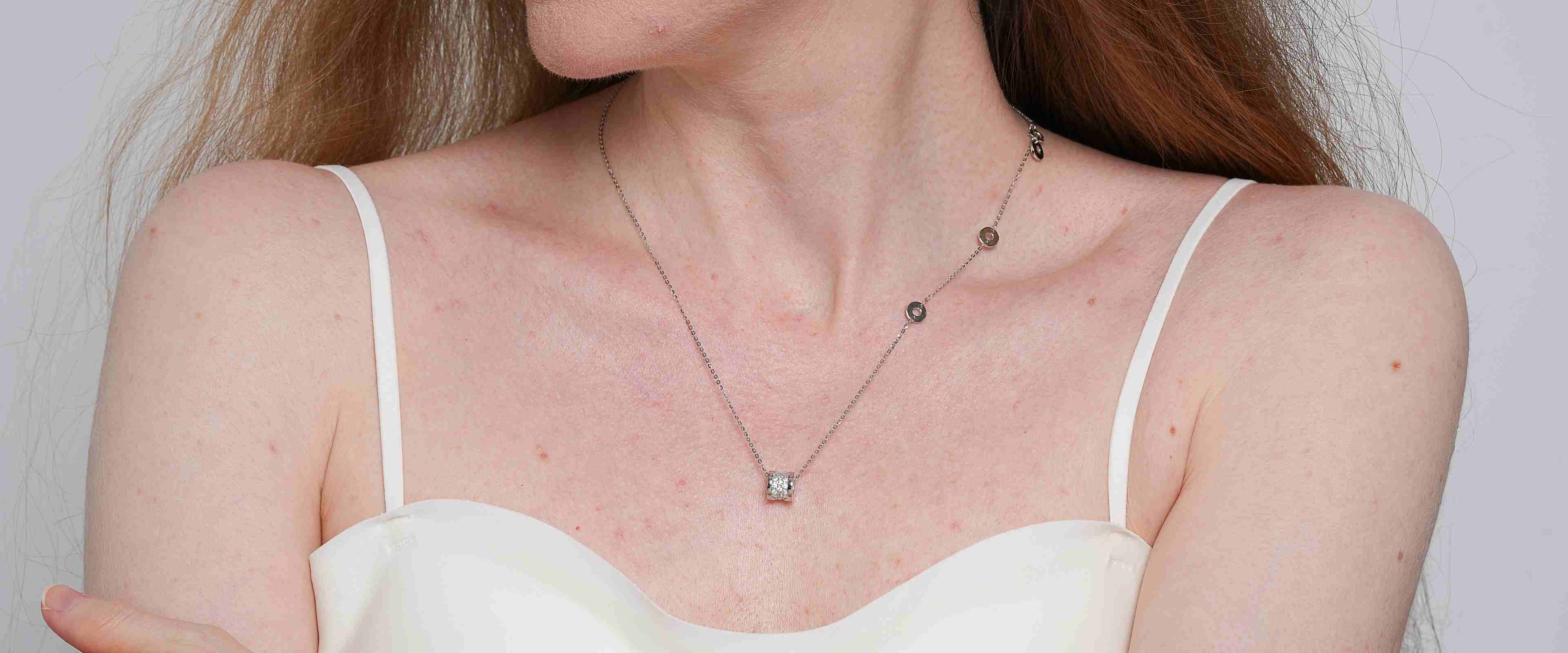 Shining Star Jewelry Women's Diamond 925 Silver Daily Simple Style Fine Necklace Shining Star Jewelry Women's Diamond 925 Silver Daily Simple Style Fine Necklace