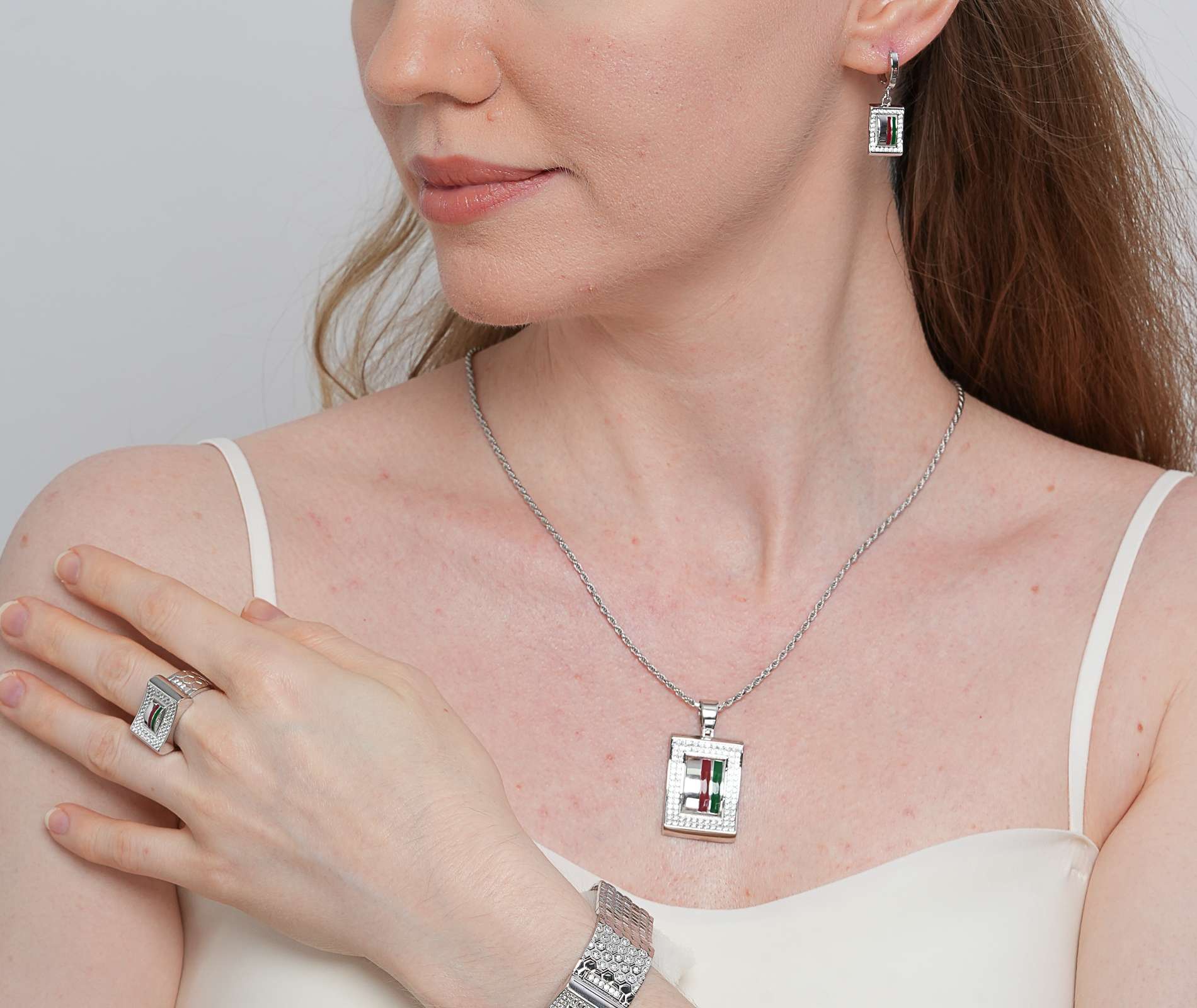 Shining Star Jewelry Fashion Fine S925 Sterling Silver Jewelry Set For Women Men Shining Star Jewelry Fashion Fine S925 Sterling Silver Jewelry Set For Women Men