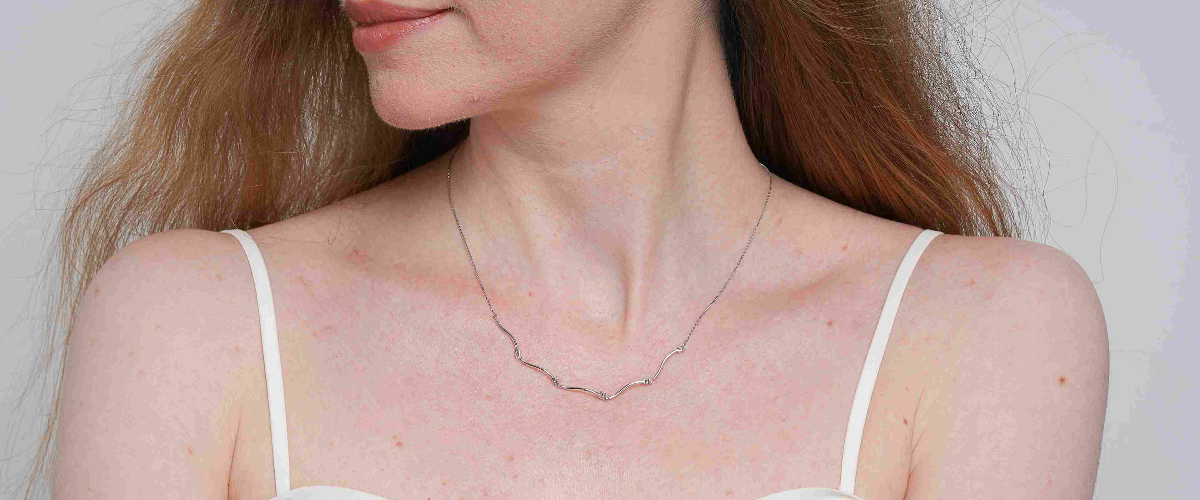 Shining Star Jewelry Women's Adjustable 925 Sterling Silver Zircon Fine Necklace Shining Star Jewelry Women's Adjustable 925 Sterling Silver Zircon Fine Necklace