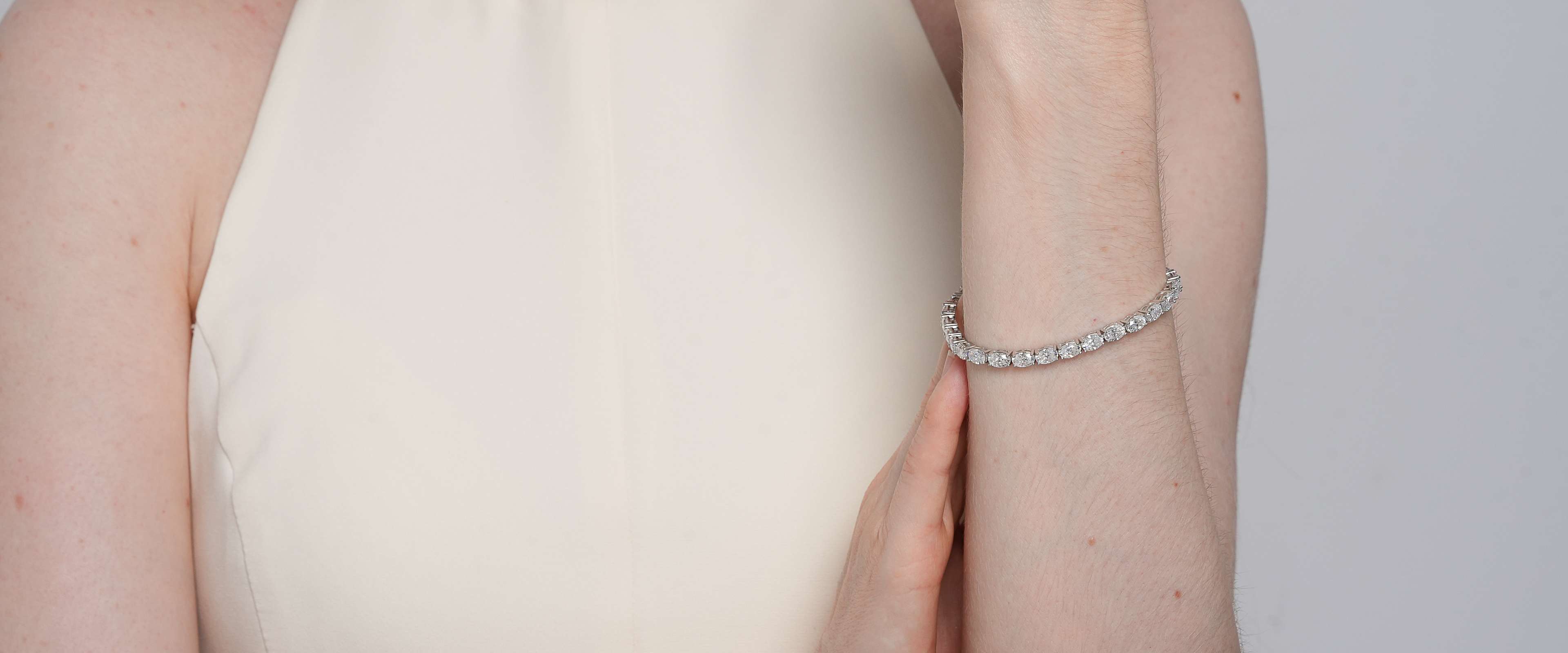 Shining Star Jewelry Women's Cubic Zirconia Oval Cut 925 Silver Tennis Bracelet Shining Star Jewelry Women's Cubic Zirconia Oval Cut 925 Silver Tennis Bracelet