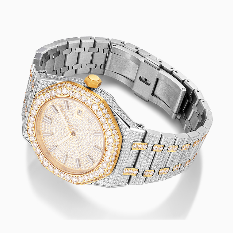 Shining Star Jewelry Men Watches High Quality Mechanical Design Diamond Watches