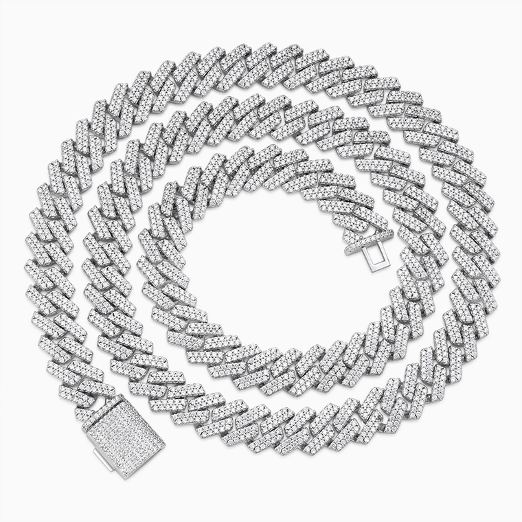 Men's Hip-Hop Necklace | 925 Silver Moissanite/Zircon- Shining Star