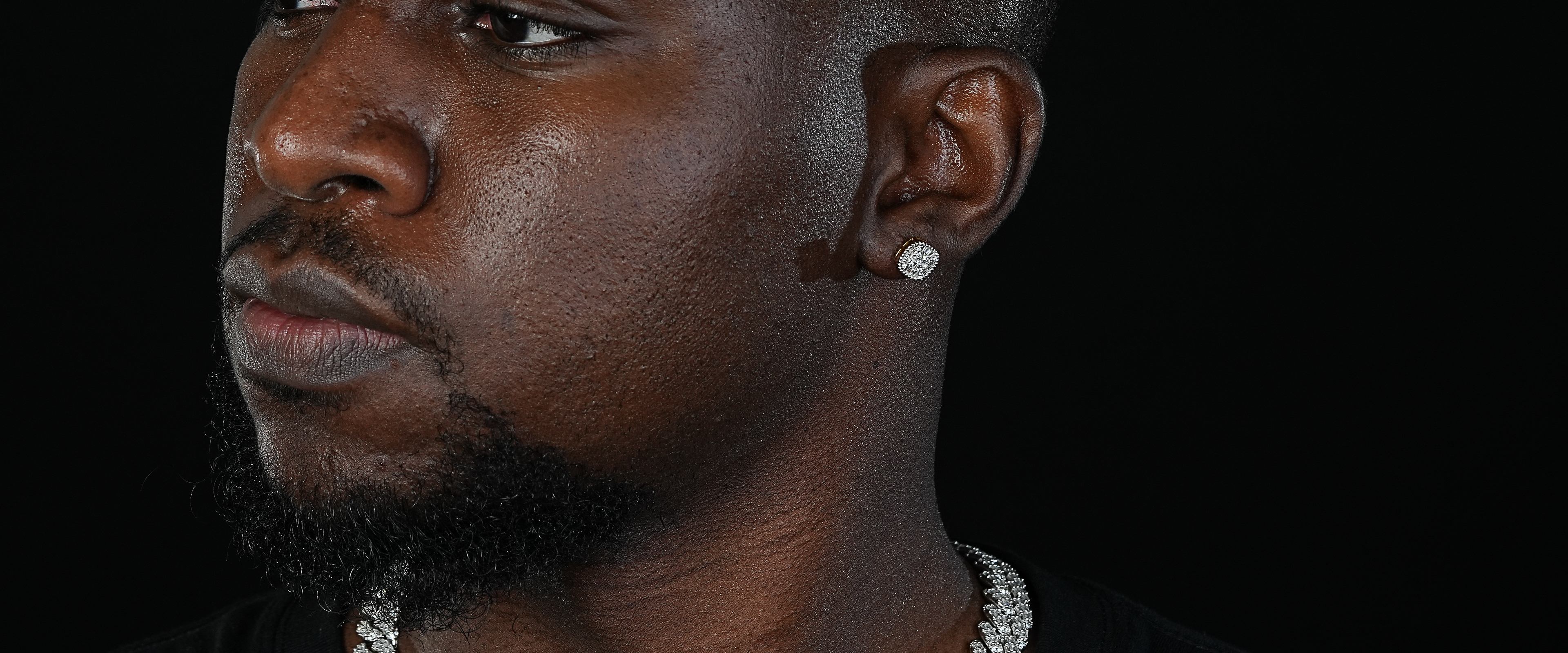 Shining Star Jewelry Hot Sale Baguette Zircon Men Hip Hop Iced Out Stud Earrings