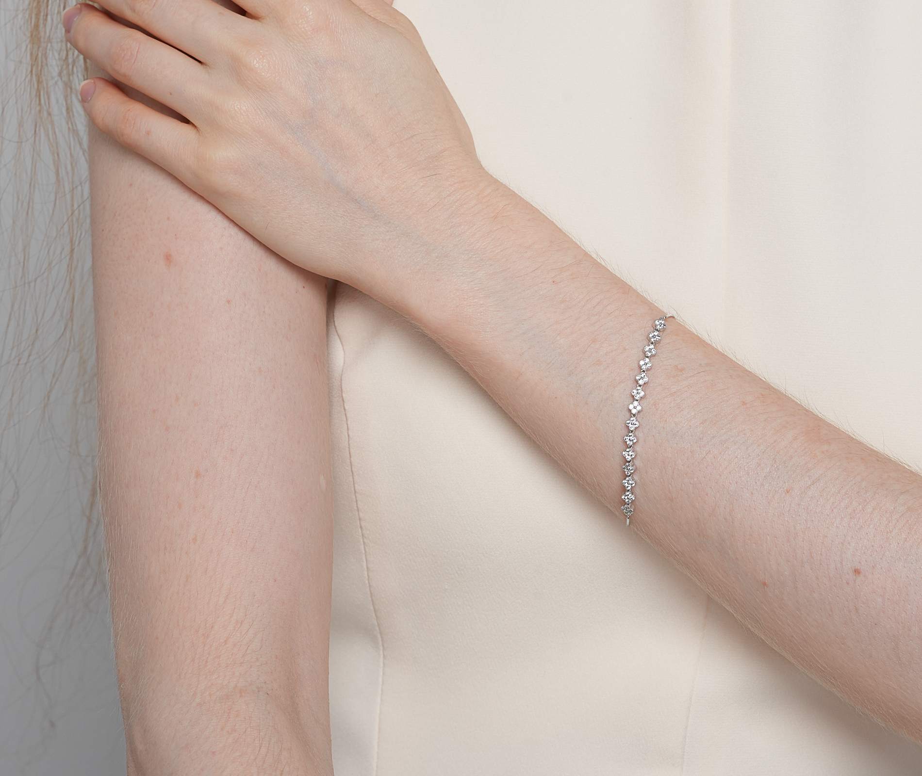 Shining Star Jewelry Adjustable Iced Out CZ Four Leaf Clover Fine Bracelet Women Shining Star Jewelry Adjustable Iced Out CZ Four Leaf Clover Fine Bracelet Women