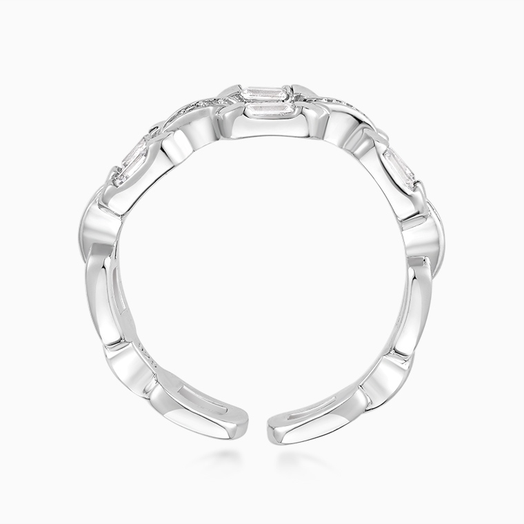 Shining Star Jewelry Hip Hop Street Style Trendy Zircon Women Cuban Open Ring Shining Star Jewelry Hip Hop Street Style Trendy Zircon Women Cuban Open Ring