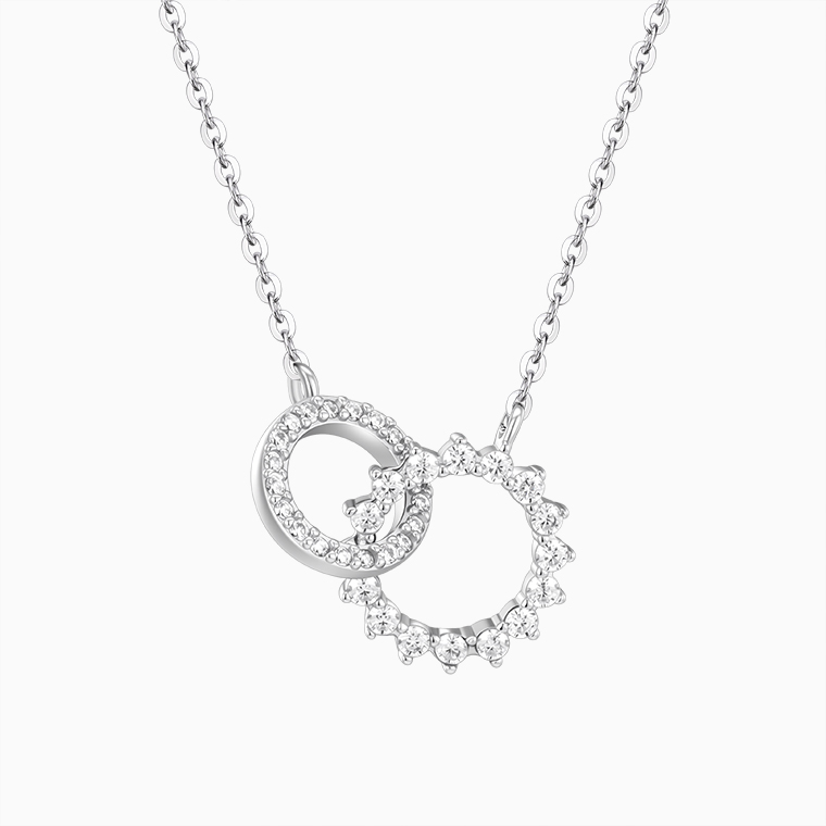 925 sterling silver Moissanite women's necklace| Moissanite hip hop jewelry manufacturer