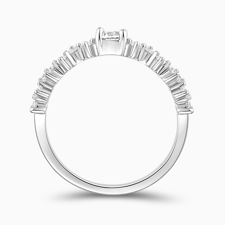 Shining Star Jewelry Holiday Gift Fashion Sterling Silver Diamond Women's Ring Shining Star Jewelry Holiday Gift Fashion Sterling Silver Diamond Women's Ring