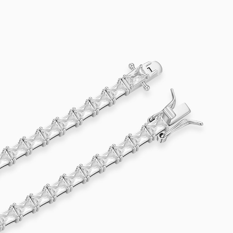 Shining Star Jewelry VVS Clarity Moissanite Fashion Simple Style Tennis Bracelet