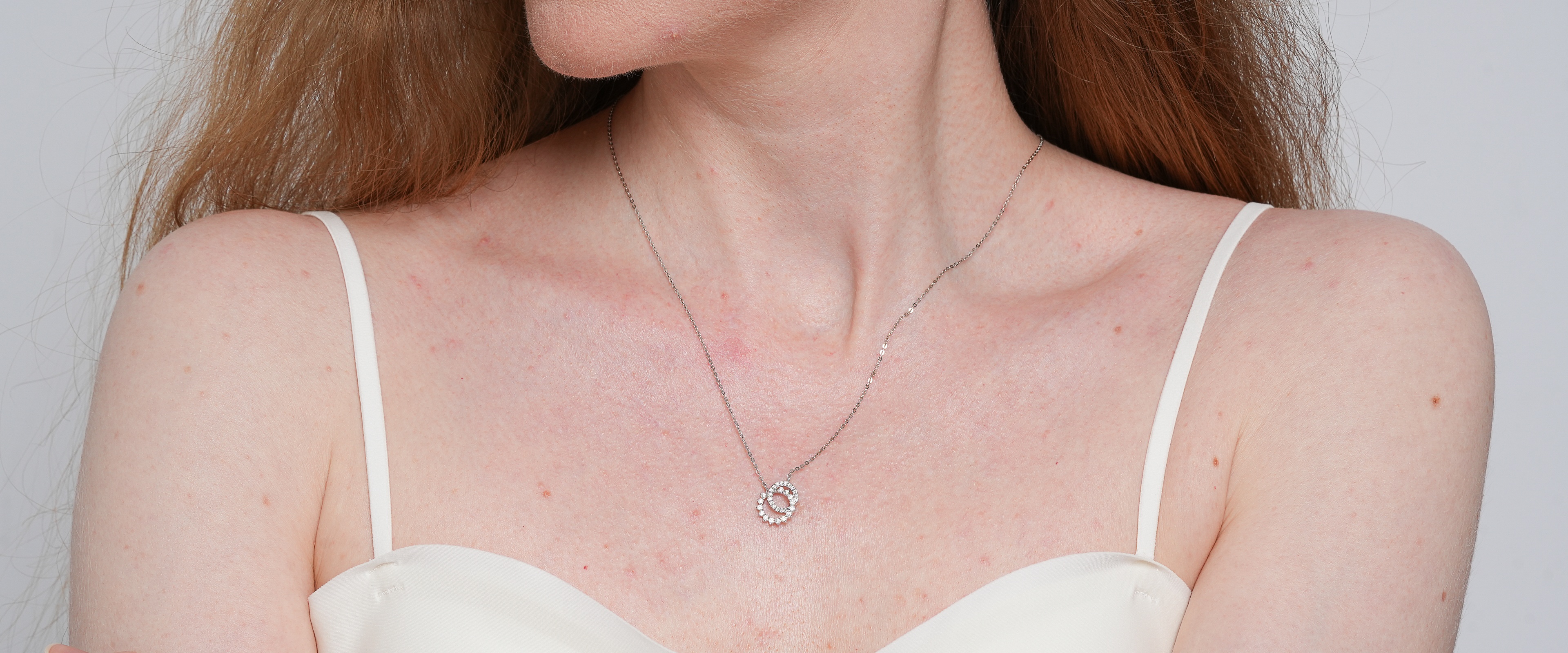 Shining Star Jewelry Sterling Silver Cubic Zirconia Fashion Pendant Necklaces