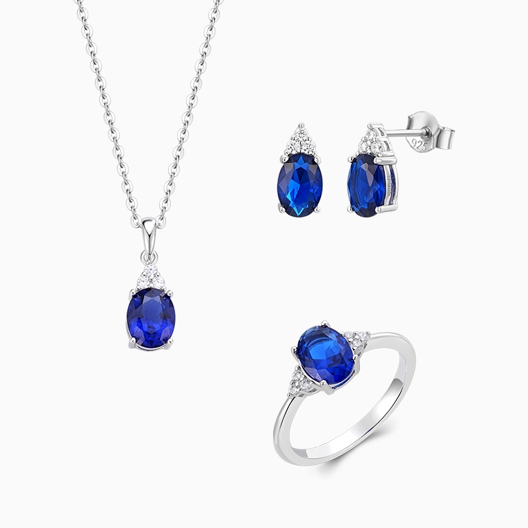 Moissanite jewelry sets