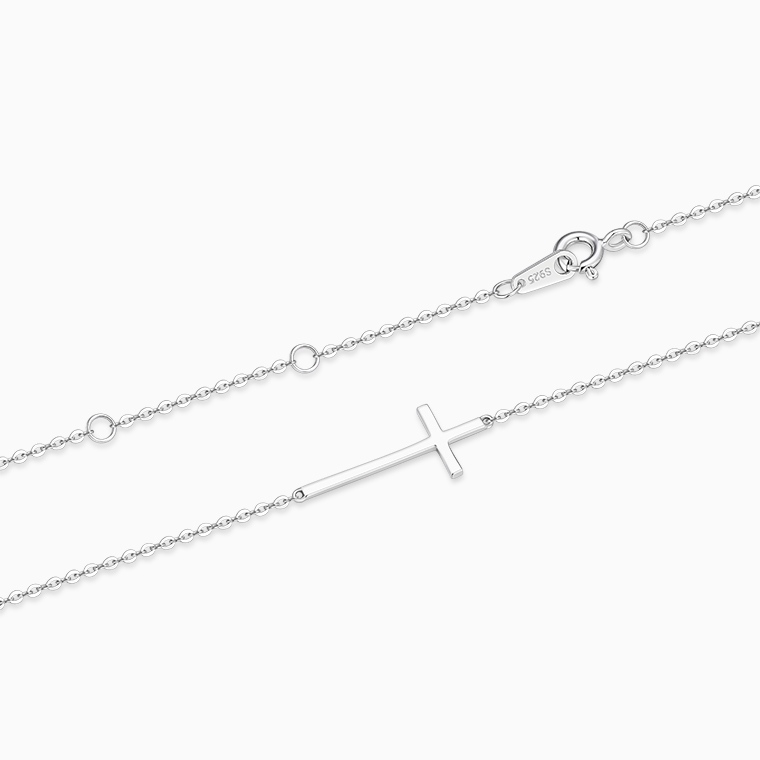 Shining Star Jewelry Adjustable Smooth Cross Charms Pendant Fine Necklace Women Shining Star Jewelry Adjustable Smooth Cross Charms Pendant Fine Necklace Women