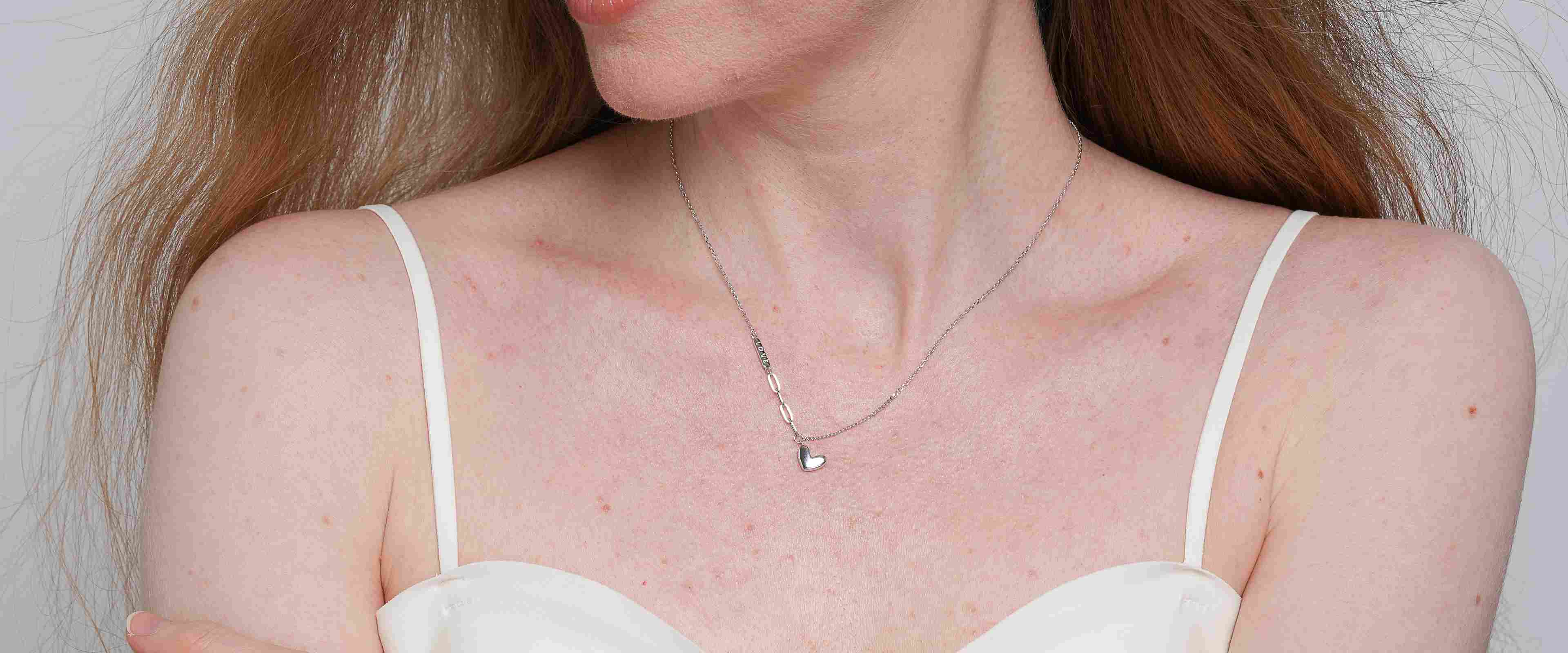 Shining Star Jewelry Adjustable 925 Sterling Silver Smooth Heart Fine Necklace Shining Star Jewelry Adjustable 925 Sterling Silver Smooth Heart Fine Necklace