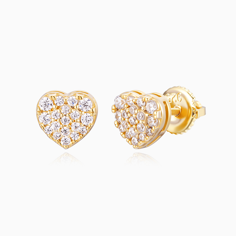Men's Hip-Hop Stud Earrings | 925 Silver Moissanite/Zircon- Shining Star