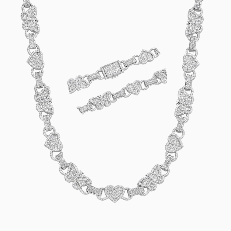 Men's Hip-Hop Necklace | 925 Silver Moissanite/Zircon- Shining Star