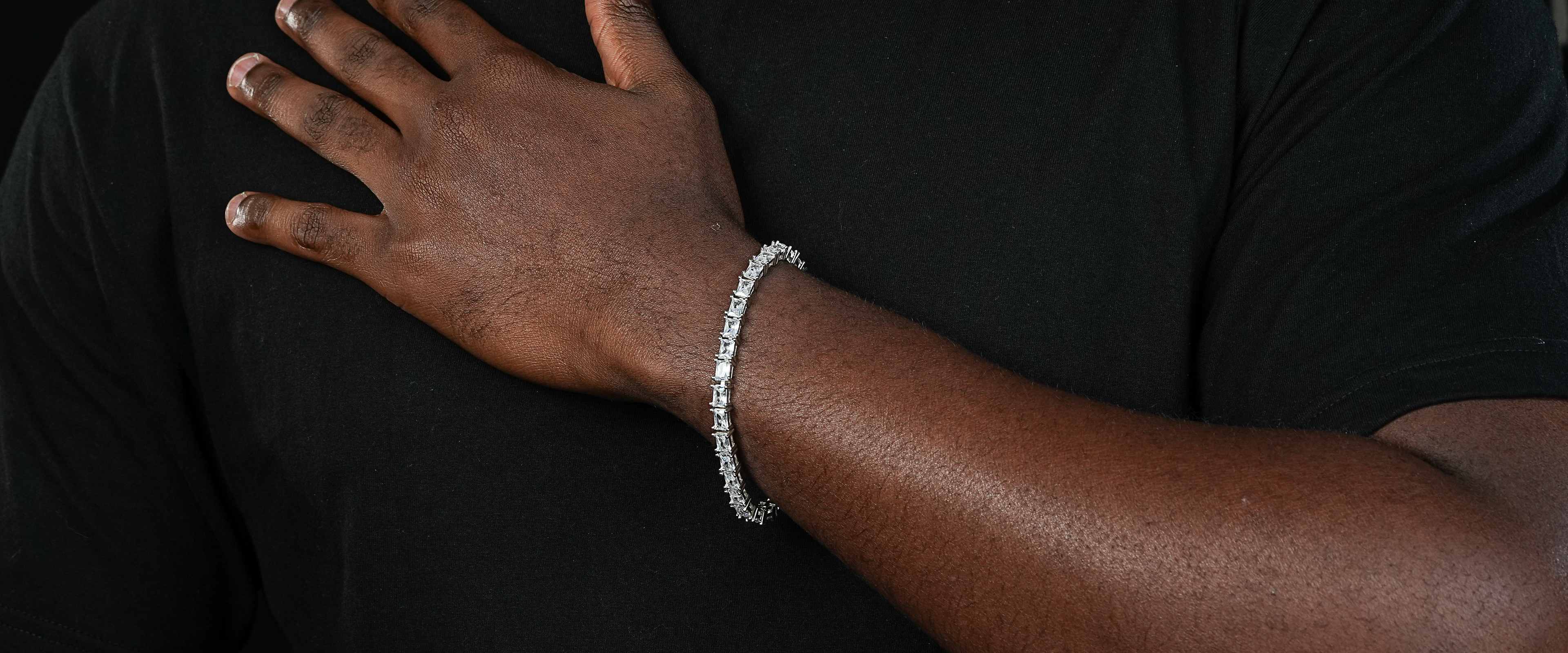 Shining Star Jewelry VVS Clarity Moissanite Fashion Simple Style Tennis Bracelet