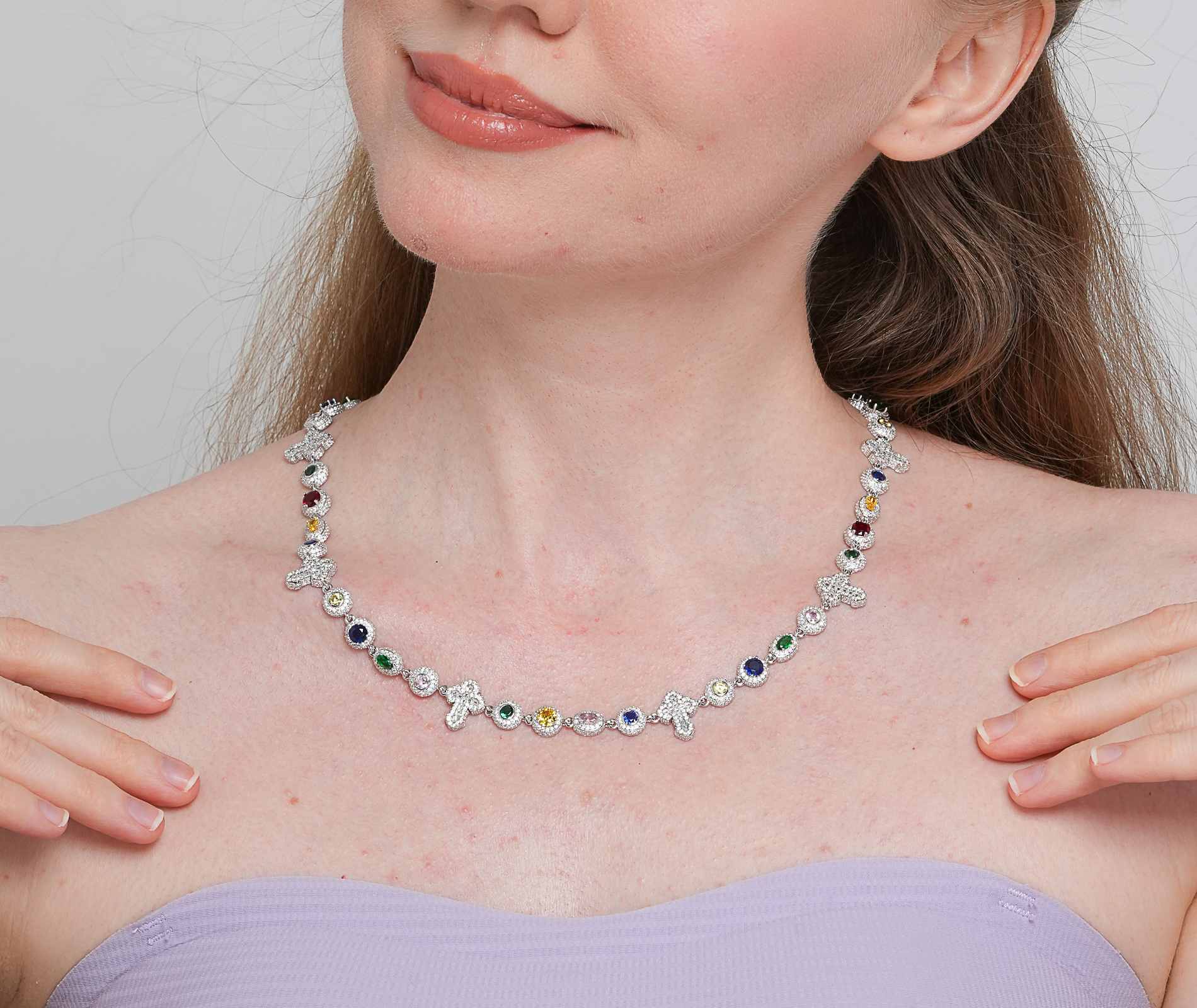 Shining Star Jewelry Woman's Hip Hop With Gold Plated Cross Necklace Chain Shining Star Jewelry Woman's Hip Hop With Gold Plated Cross Necklace Chain