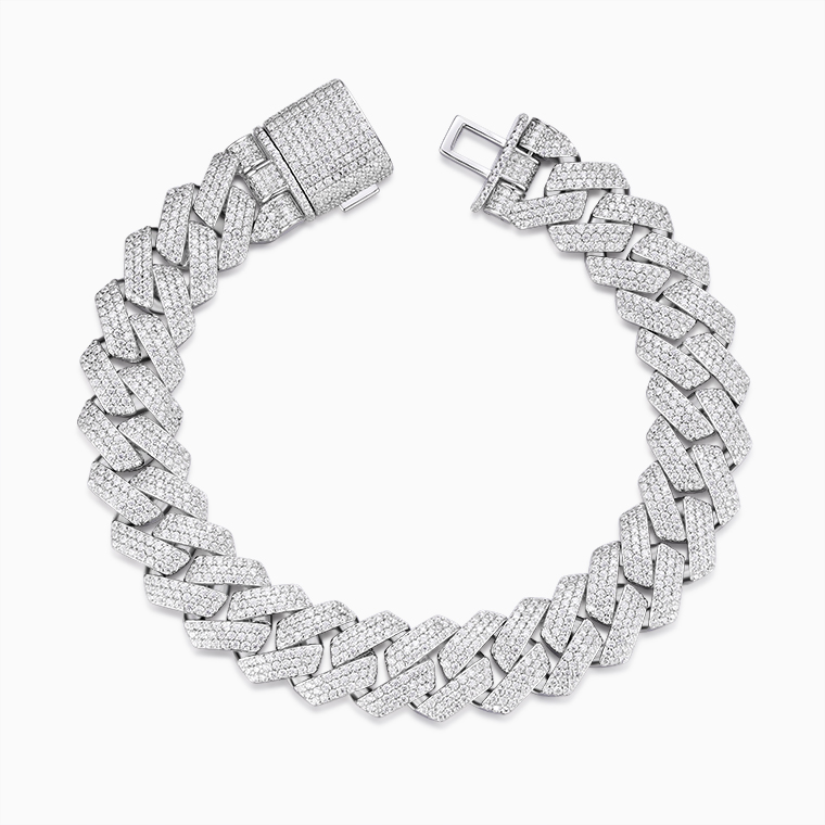 Moissanite Cuban Link Chain