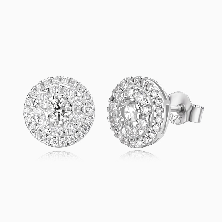 Shining Star Jewelry 925 Sterling Silver Necklace Earrings Ring Jewelry Set Shining Star Jewelry 925 Sterling Silver Necklace Earrings Ring Jewelry Set