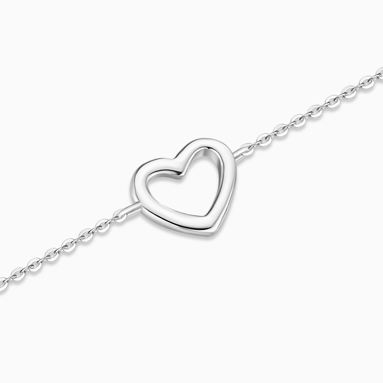 Shining Star Jewelry Adjustable Zircon Women's Hollow Heart Shaped Fine Bracelet Shining Star Jewelry Adjustable Zircon Women's Hollow Heart Shaped Fine Bracelet