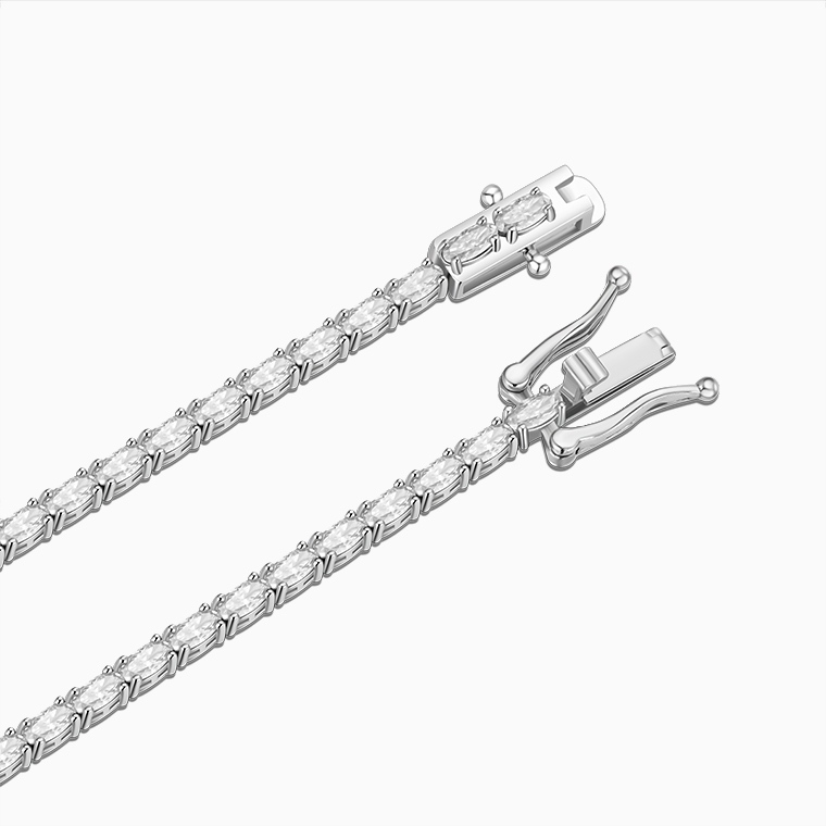 Shining Star Jewelry Fashion Iced Out Moissanite Oval Cut Tennis Bracelet Women Shining Star Jewelry Fashion Iced Out Moissanite Oval Cut Tennis Bracelet Women