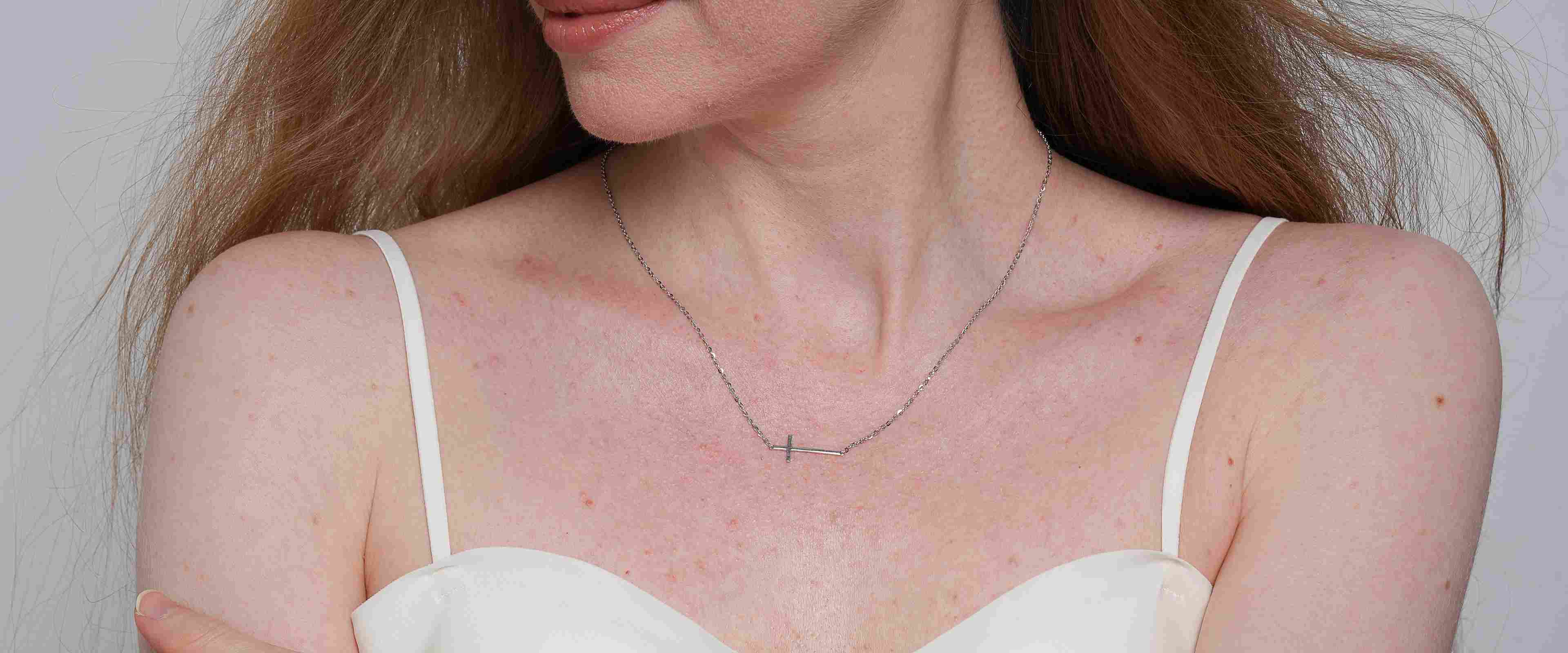 Shining Star Jewelry Adjustable Smooth Cross Charms Pendant Fine Necklace Women Shining Star Jewelry Adjustable Smooth Cross Charms Pendant Fine Necklace Women