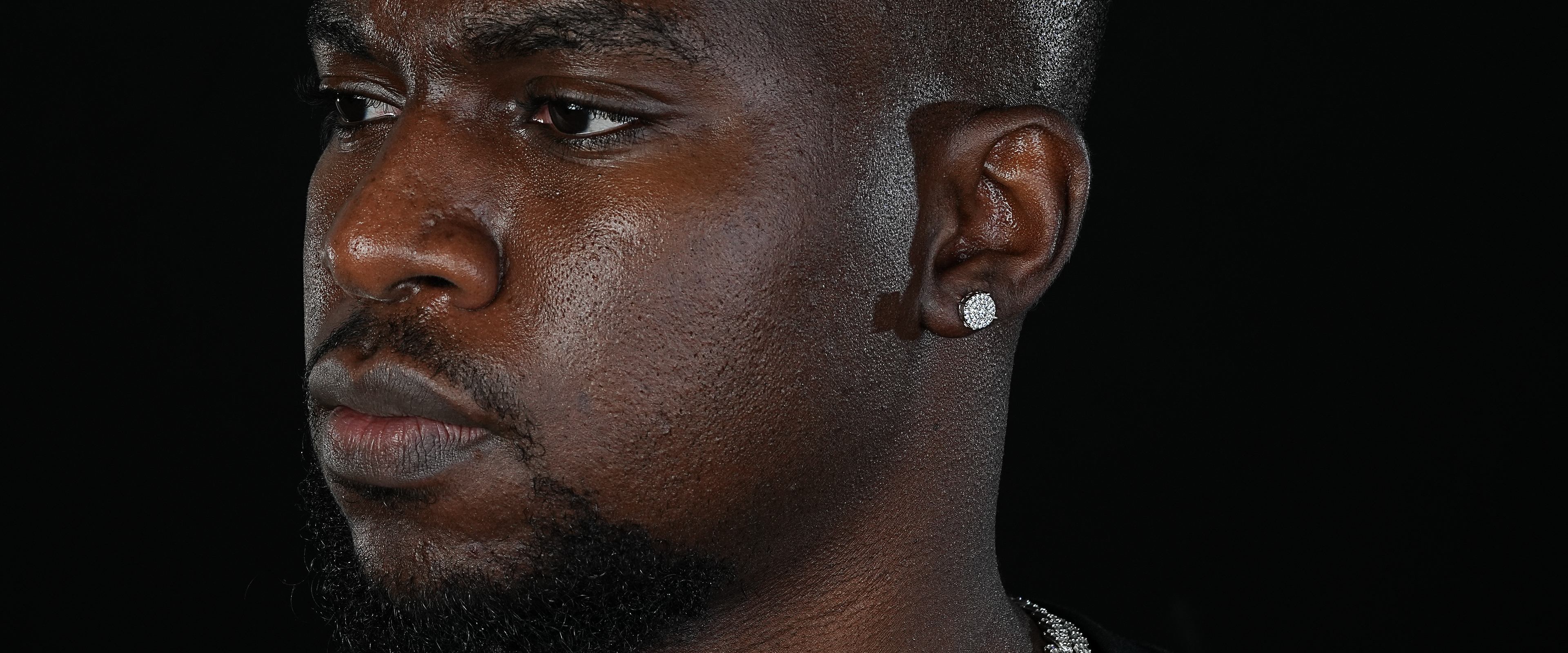 Shining Star Jewelry Hip Hop Platinum Plated Silver Moissanite Stud Earrings