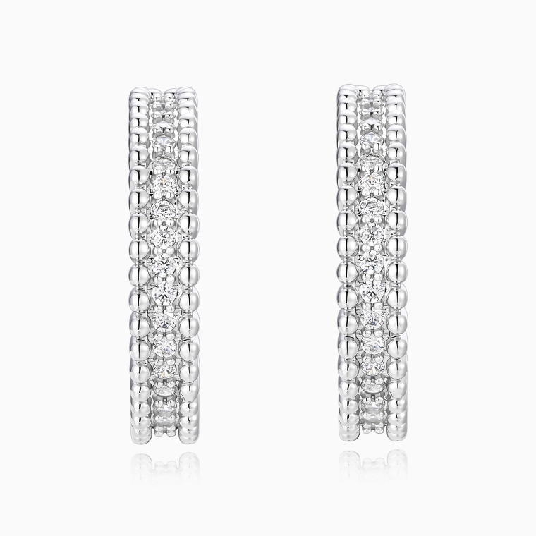 Shining Star Jewelry Custom Fashion 925 Silver Moissanite Women's Stud Earrings