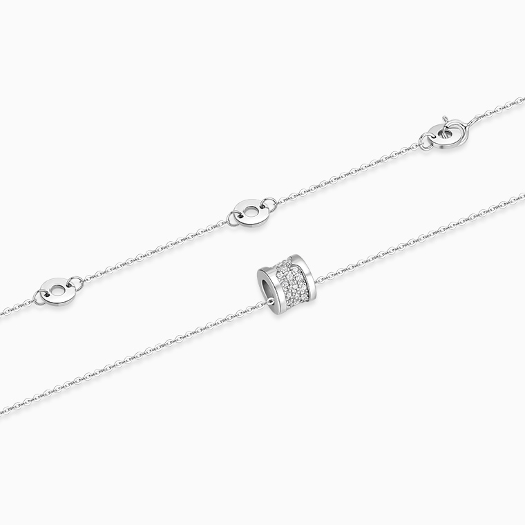 Shining Star Jewelry Women's Diamond 925 Silver Daily Simple Style Fine Necklace Shining Star Jewelry Women's Diamond 925 Silver Daily Simple Style Fine Necklace