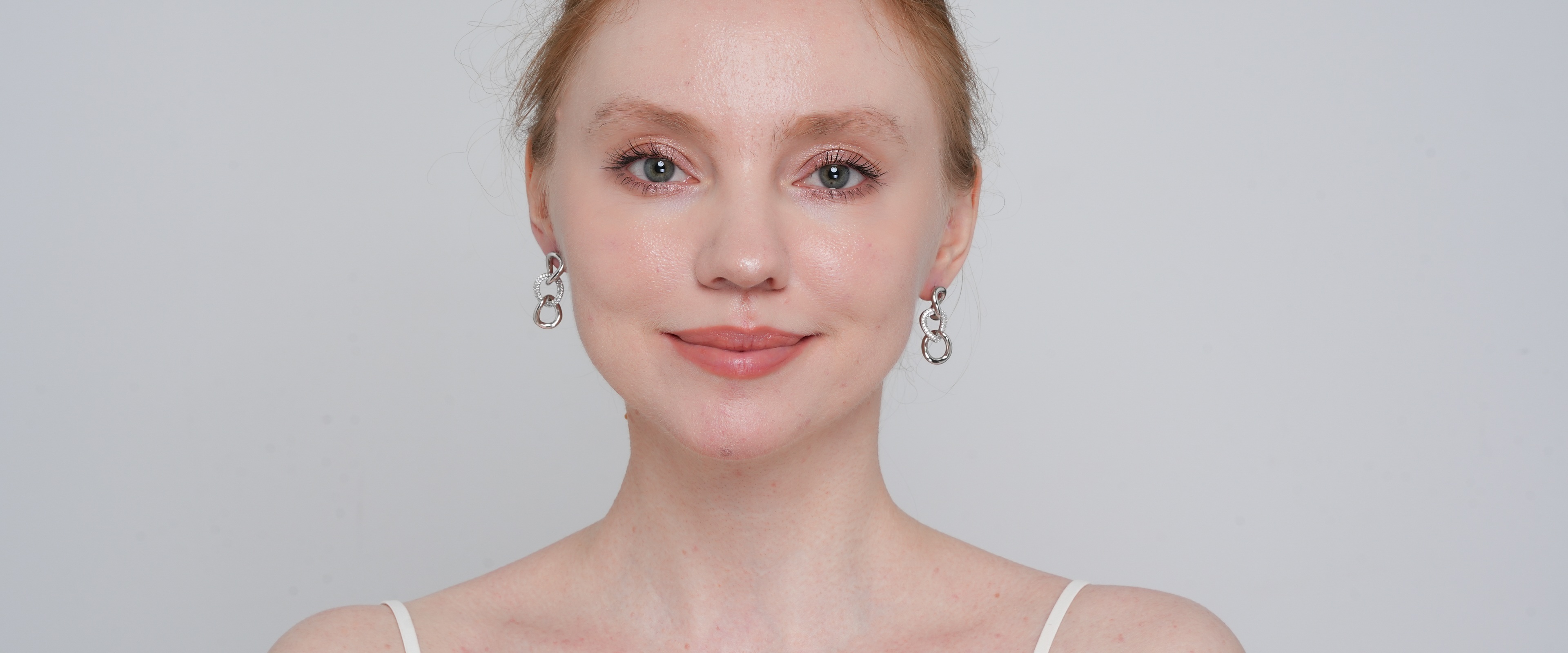 Shining Star Jewelry Simple Style Sterling Silver Zircon Women's Dangle Earrings