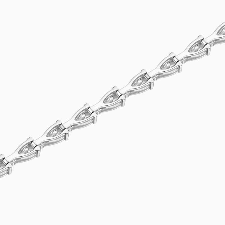 Shining Star Jewelry Trendy Iced Out Moissanite Pear Cut Women's Tennis Bracelet Shining Star Jewelry Trendy Iced Out Moissanite Pear Cut Women's Tennis Bracelet