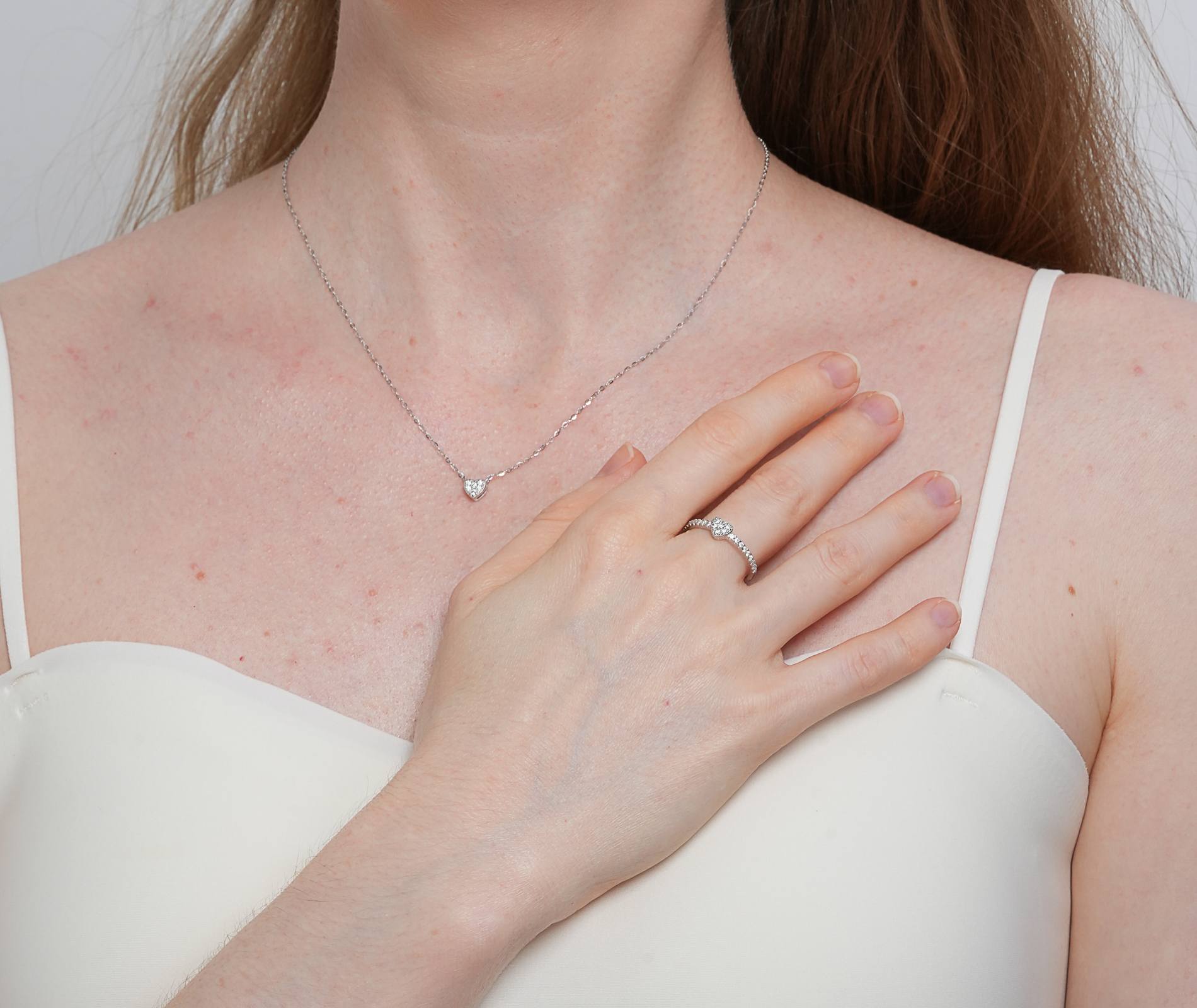 Shining Star Jewelry High Quality 925 Sterling Silver Heart-Shaped Jewelry Set Shining Star Jewelry High Quality 925 Sterling Silver Heart-Shaped Jewelry Set