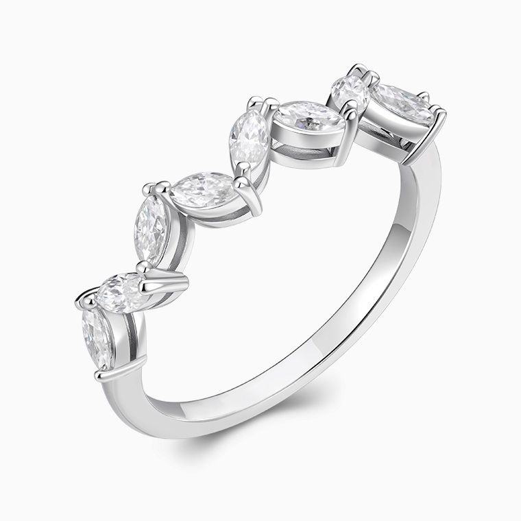 Shining Star Jewelry Luxury 925 Silver Vvs Moissanite Wedding Set For Women Shining Star Jewelry Luxury 925 Silver Vvs Moissanite Wedding Set For Women