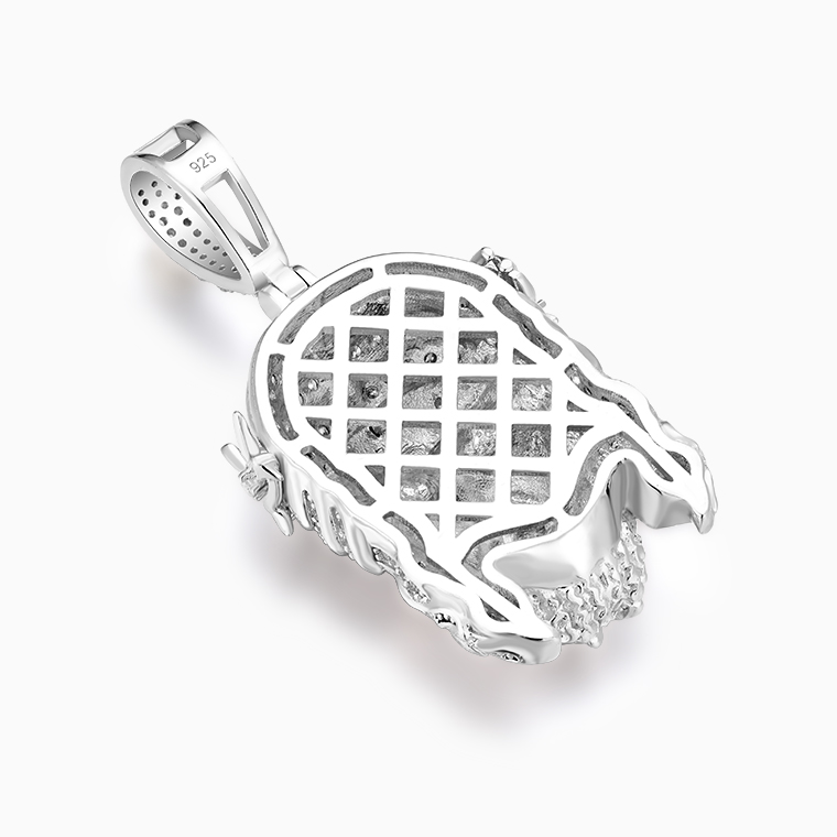 Shining Star Jewelry Trendy Charm Hip Hop 925 Silver Moissanite Jesus Pendant