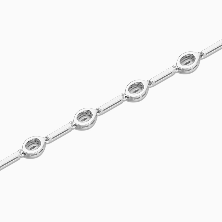 Shining Star Jewelry 925 Sterling Silver D Color Moissanite Bracelet For Men Women