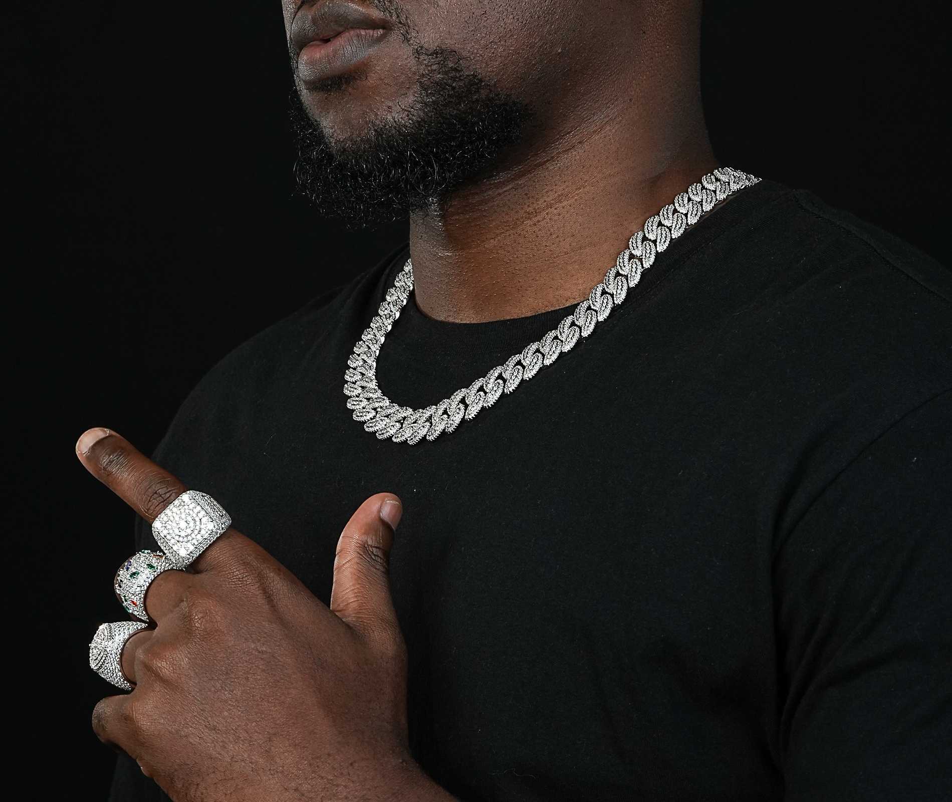 Shining Star Jewelry 16mm Curved cubic Zirconia Hip Hop Cuban Link Chain For Men Shining Star Jewelry 16mm Curved cubic Zirconia Hip Hop Cuban Link Chain For Men