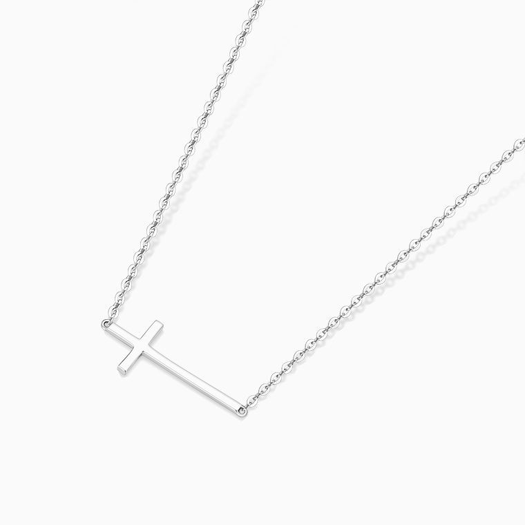 Shining Star Jewelry Adjustable Smooth Cross Charms Pendant Fine Necklace Women Shining Star Jewelry Adjustable Smooth Cross Charms Pendant Fine Necklace Women