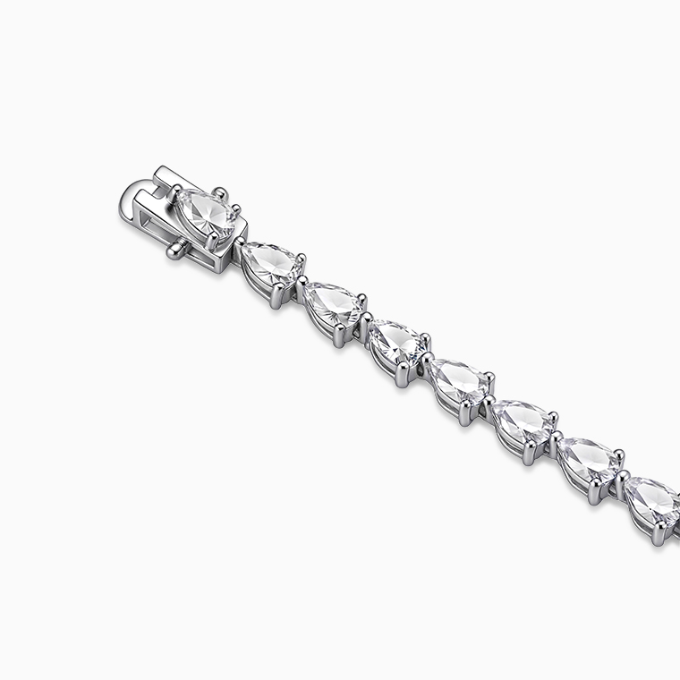 925 sterling silver women's bracelet | Moissanite hip hop jewelry | Cvd hip hop jewelry
