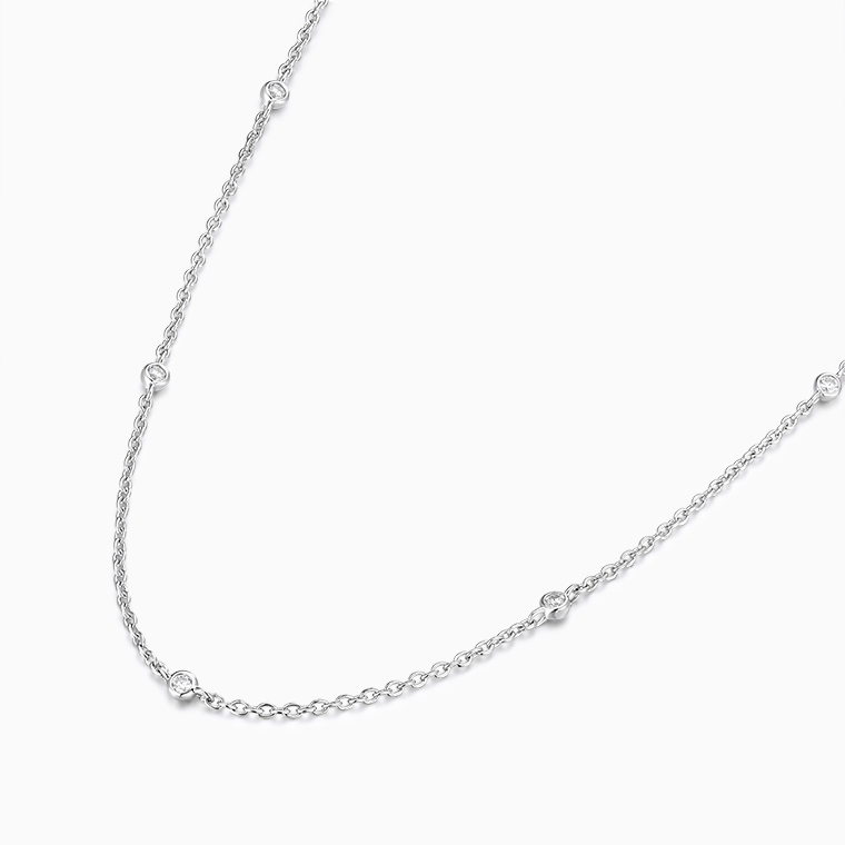 Shining Star Jewelry Women's Zircon 925 Sterling Silver Adjustable Fine Necklace Shining Star Jewelry Women's Zircon 925 Sterling Silver Adjustable Fine Necklace