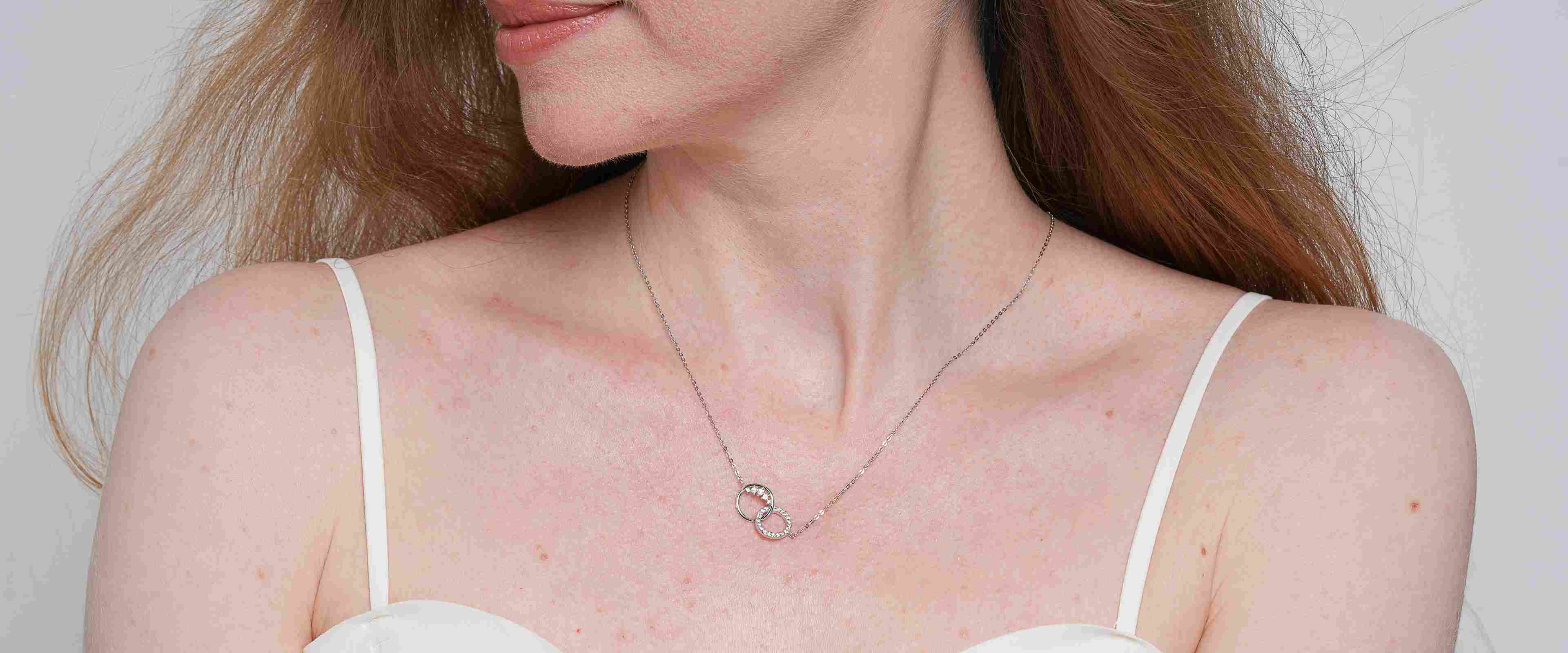 Shining Star Jewelry Adjustable Daily Simple Style Women's Zircon Fine Necklace Shining Star Jewelry Adjustable Daily Simple Style Women's Zircon Fine Necklace