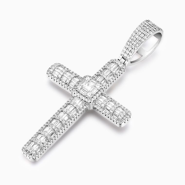 Shining Star Jewelry Factory Hip Hop Style Men Luxury Diamond Cross Pendant