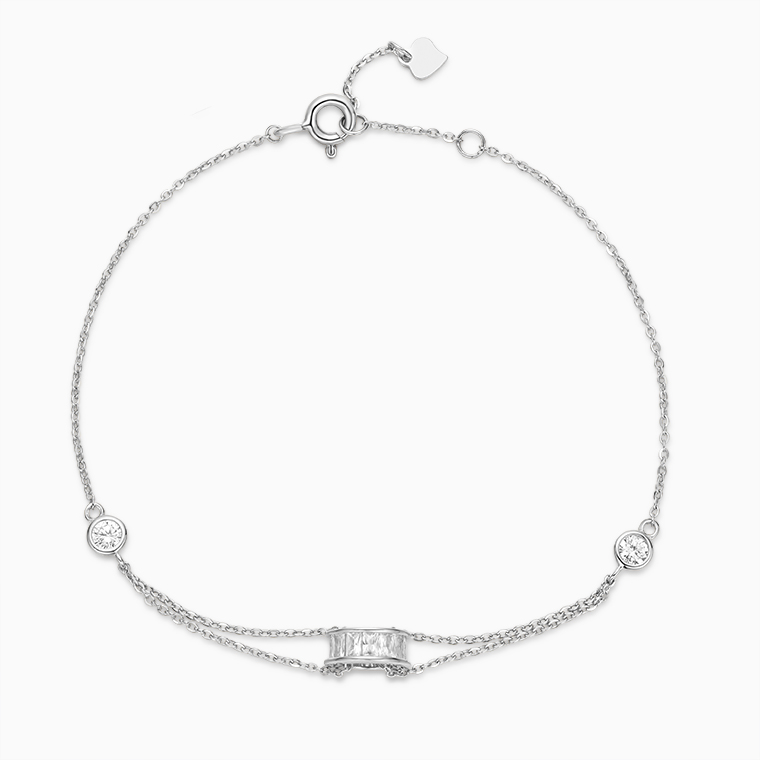 925 sterling silver women's bracelet | Moissanite hip hop jewelry | Cvd hip hop jewelry