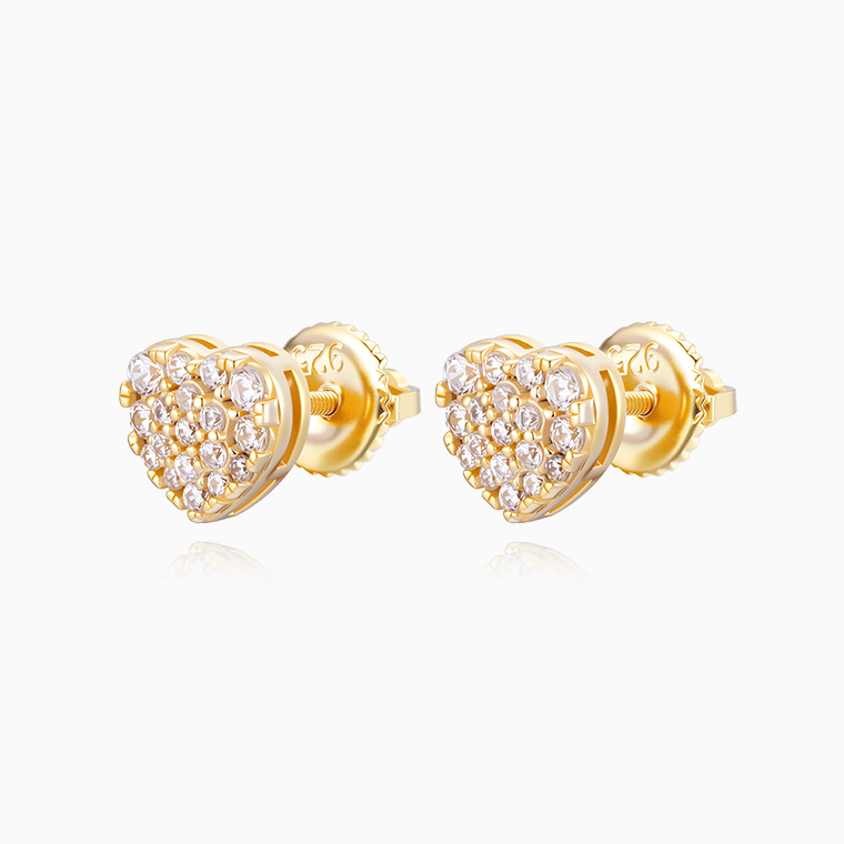 Men's Hip-Hop Stud Earrings | 925 Silver Moissanite/Zircon- Shining Star