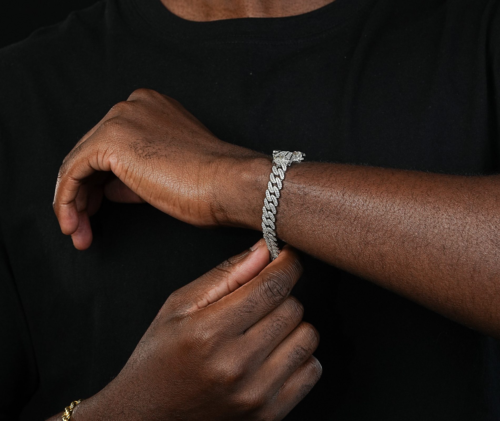 Shining Star Jewelry St Jude Charms CZ Iced Out San Judas Tadeo Cuban Bracelet