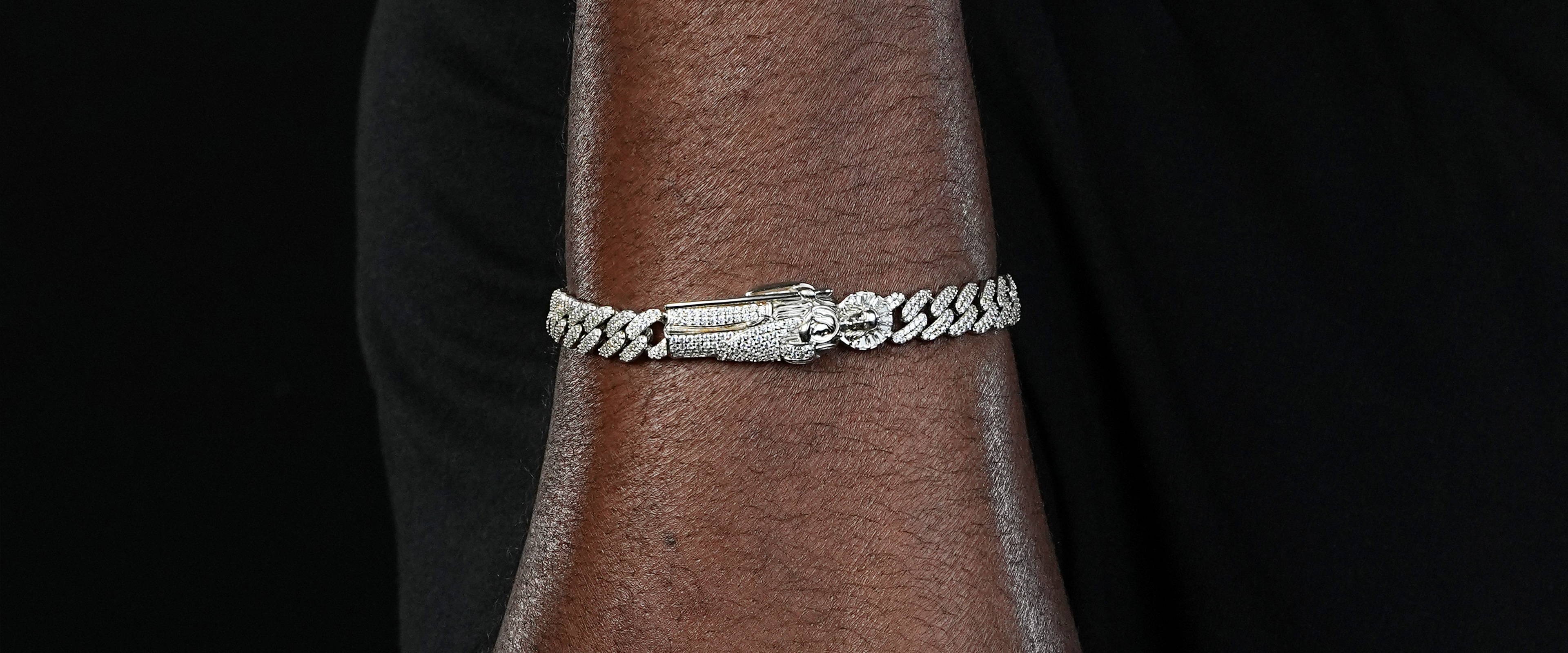 Shining Star Jewelry Saint Jude Charm Bracelet San Judas Cuban Link Bracelet