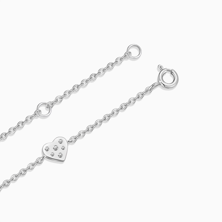 Shining Star Jewelry Adjustable Zircon Love Heart Women's Fine Bracelet Shining Star Jewelry Adjustable Zircon Love Heart Women's Fine Bracelet