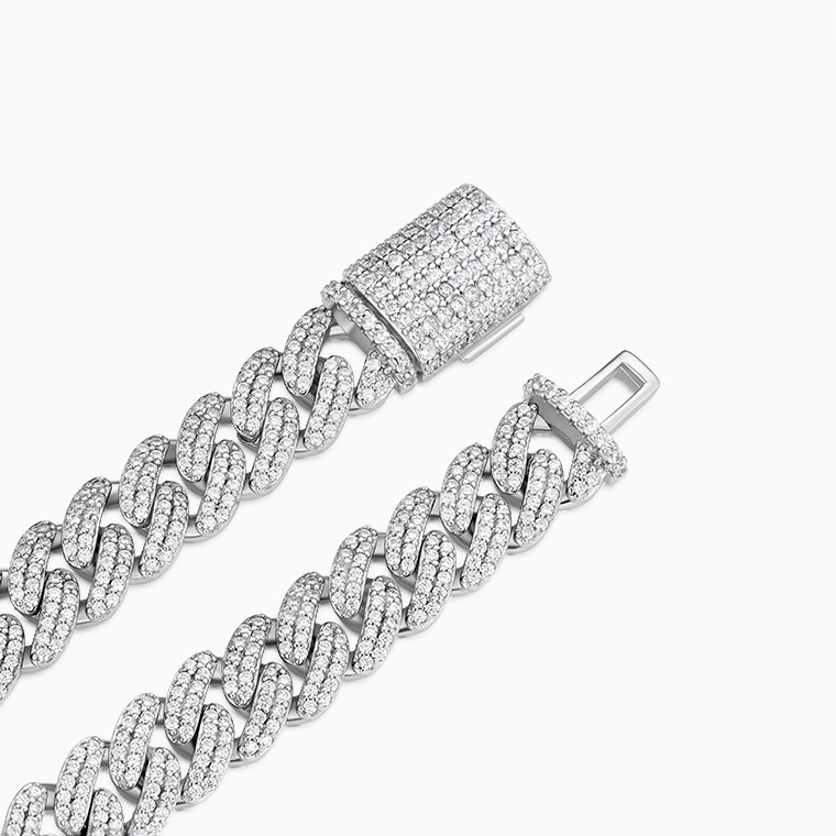 Saint Jude Moissanite Bracelet | Hip-Hop Men's Bracelet Manufacturer