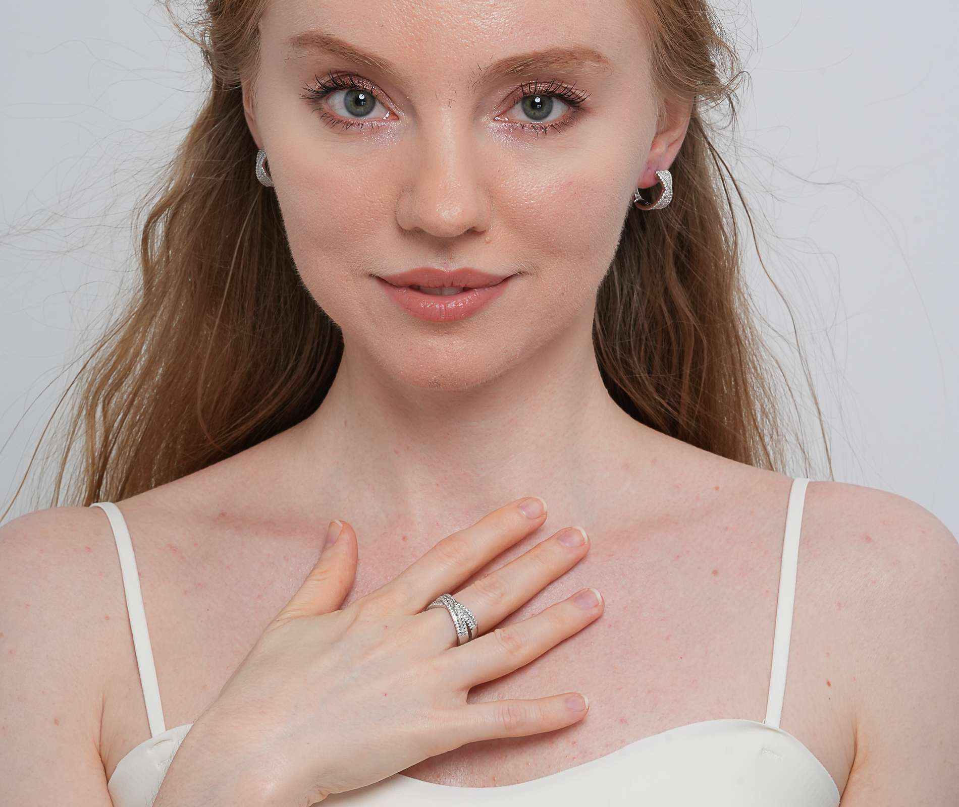 Shining Star Jewelry Factory Designed S925 Silver Earrings Ring Jewelry Sets Shining Star Jewelry Factory Designed S925 Silver Earrings Ring Jewelry Sets