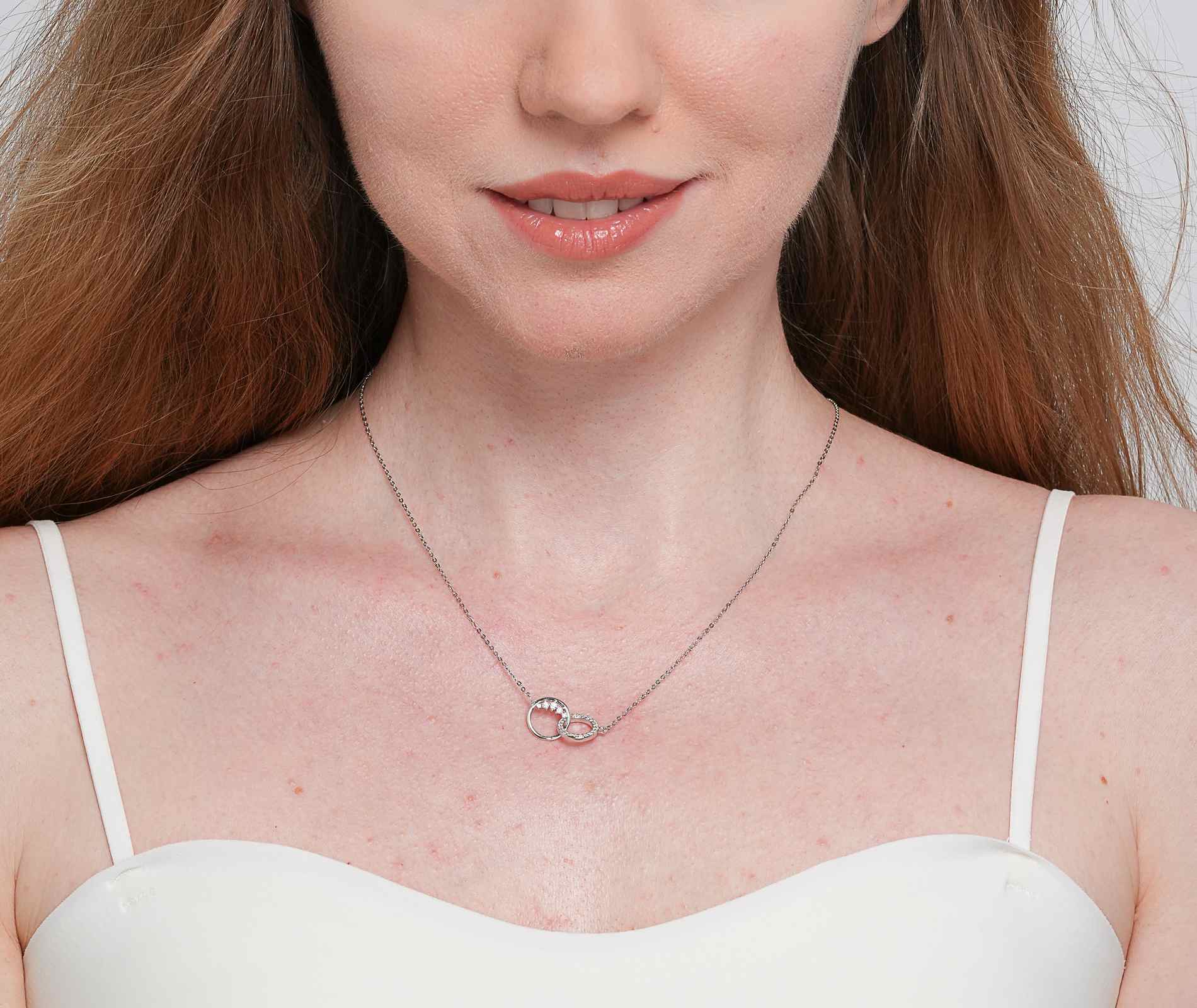 Shining Star Jewelry Adjustable Daily Simple Style Women's Zircon Fine Necklace Shining Star Jewelry Adjustable Daily Simple Style Women's Zircon Fine Necklace