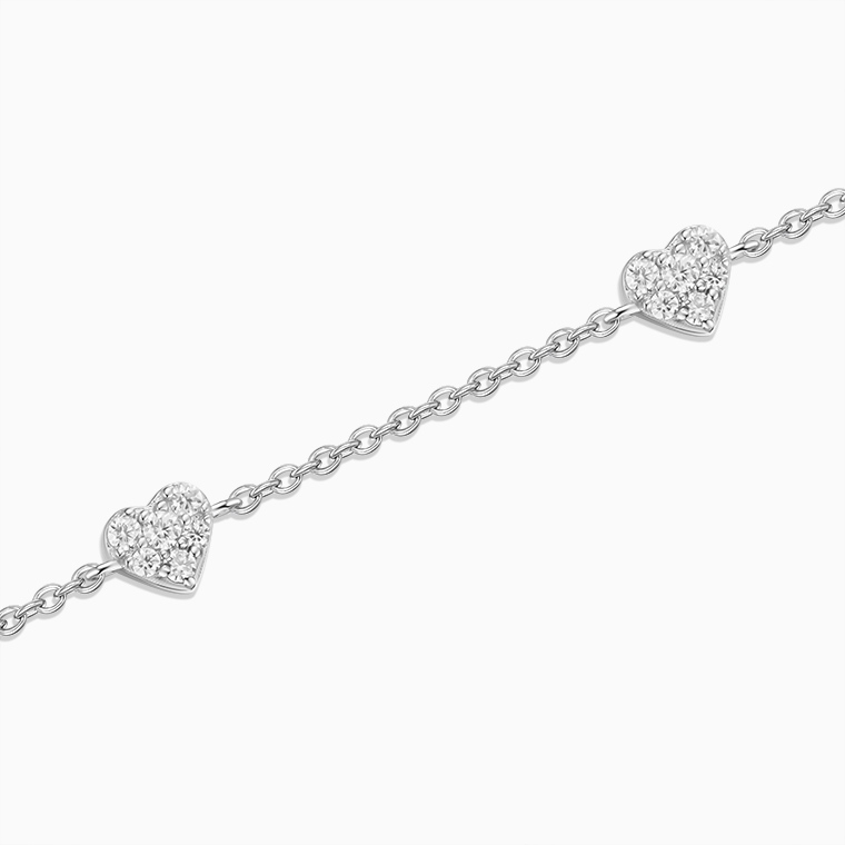Shining Star Jewelry Adjustable Zircon Love Heart Women's Fine Bracelet Shining Star Jewelry Adjustable Zircon Love Heart Women's Fine Bracelet