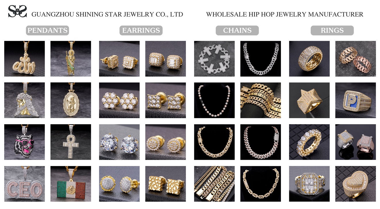 Hip-hop men's jewelry manufacturer